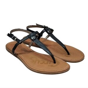 Circus by Sam Edelman Cayden Womens T Strap Strappy Flats sandals shoes